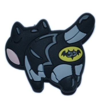 Filmy - Przypinka do butów - Kot Batman - 1752