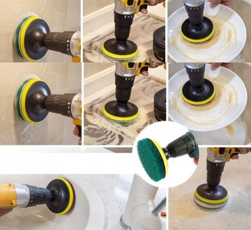 НАБОР ЩЕТКОВ ДЛЯ ОЧИСТКИ ДРЕЛИ И ОТВЕРТКИ С НЕЙЛОНОВЫМИ НАКЛАДКАМИ