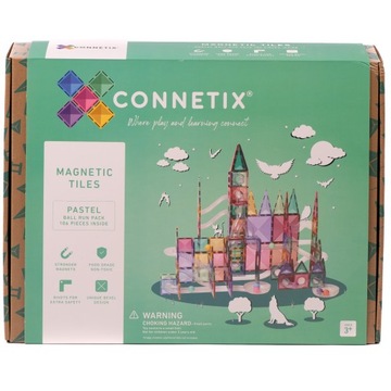 Connetix: klocki magnetyczne kulodrom Pastel 106