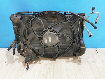 BMW 3 E90 E91 E92 E93 04/13 CHLADIČE VENTILÁTOR KOMPLET 2.5 BENZÍN AUTOMAT