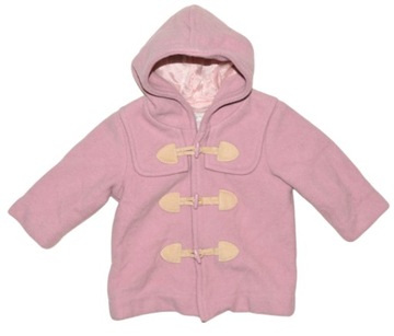 BENETTON PŁASZCZYK BUDRYSÓWKA WOOL WEŁNA 3-6M 62