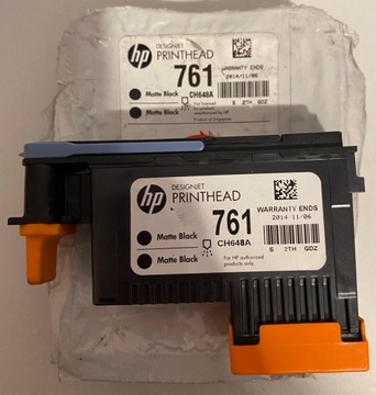 HP GŁOWICA 761 MATTE BLACK CH648A ORYGINAŁ OEM
