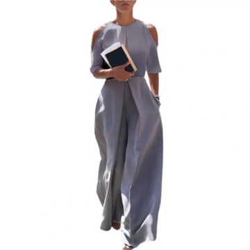Summer Romper Women Jumpsuit Sexy Cold Shoulder Ha