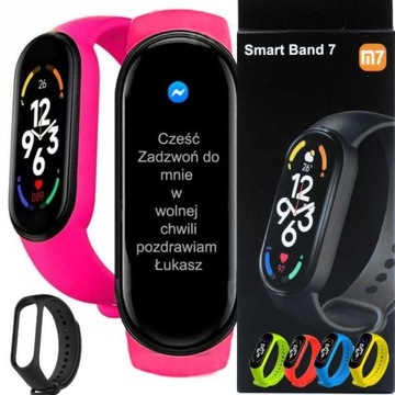 ZEGAREK dziecięcy OPASKA SPORTOWA Smartband M7 PL