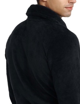 Халат мужской Henderson, удобный, теплый, СВЯЗАННЫЙ - М