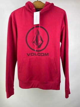 Bluza męska czerwona bordo z kapturem VOLCOM r. S