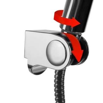 Słuchawka Prysznicowa Natryskowa z Wąż Zestaw Prysznicowy + Uchwyt Prysznic