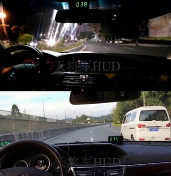Sportowy cyfrowy prędkościomierz GPS HUD 3'' duży