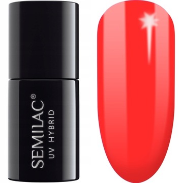 SEMILAC LAKIER HYBRYDOWY 570 NEON WATERMELON 7ML