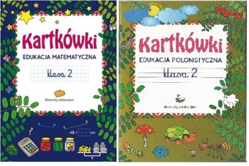 Kartkówki polonistyczno-matematyczne klasa 2