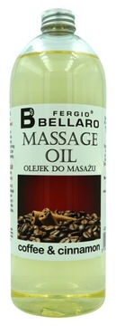 Fergio Bellaro Olejek do masażu kawa cynamon 1 L