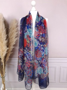 ШЕЛКОВЫЙ ПЛЯЖНЫЙ ШАРФ ПАРЕО, накидка, летнее платье - ЦВЕТА