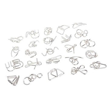 24-częściowy zestaw gier, chińska klamra do puzzli