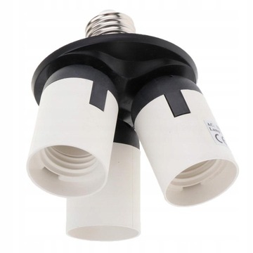 3 w 1 żarówki LED E27 adapter gniazda