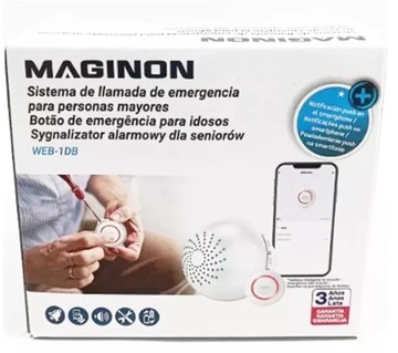 SYGNALIZATOR ALARMOWY DLA SENIORÓW MAGINON WEB-1DB