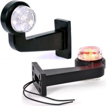 ГАБАРИТНЫЙ ФОНАРЬ ПРАВЫЙ УГЛОВОЙ LED 24V НАСТЕННЫЙ