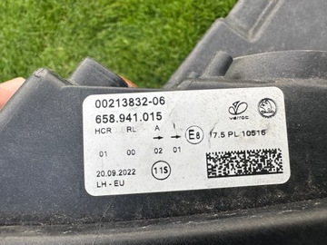 SKODA KAMIQ 658 2019- SVĚTLO LEVÝ CRYSTAL LED