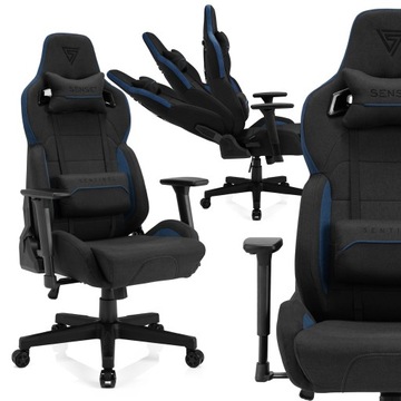 FOTEL GAMINGOWY Sentinel materiałowy - SENSE7
