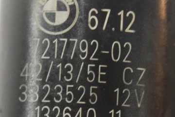 BMW 3 GRANÁT TURISMO F34 ČERPADLO OSTŘIKOVAČŮ SVĚTLOMET 7217792 2.0 DIESEL 13