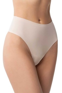 JULIMEX Figi String maxi beżowe S