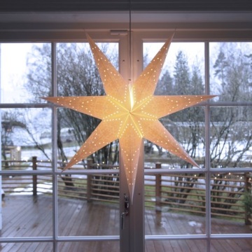 SENSY WHITE HANGING STARLET 100 cm - ДЕКОРАЦИЯ ДЛЯ ПРАЗДНИКОВ И СОБЫТИЙ