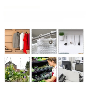 S ЗАЖИМЫ ДЛЯ ПОТОЛОЧНЫХ КРЮЧКОВ, ВЫСОКОПРОЧНАЯ ВЕШАЛКА ДЛЯ ОДЕЖДЫ, ТИП S