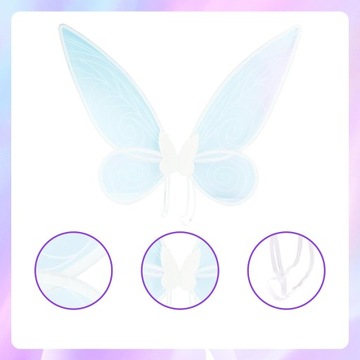 Крылья Ангела Фея Бабочка Маскировка эльфа + Жезл + Ореол