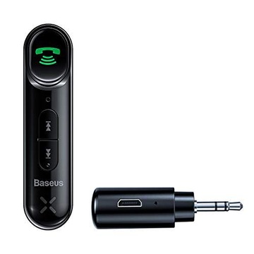 TRANSMITER BLUETOOTH AUX BASEUS BSBA-02 (OVERSEAS EDITION) - CZARNY
