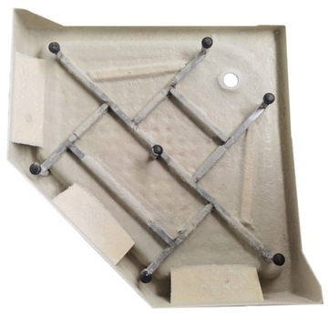 ПЯТИГОНАЛЬНАЯ ДУШЕВАЯ КАБИНА + ДУШЕВОЙ ПОДДОН KZ91A/SXL07A ЧЕРНЫЙ/ЧЕРНЫЙ 80x80