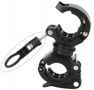 UCHWYT REGULOWANY NA ROWER 360° LATARKA CONVOY