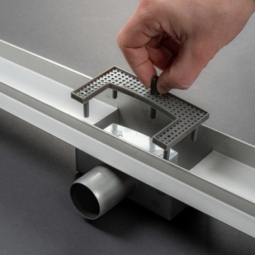 Lineer Drain 70 см 2IN1 Низкий сифон для тарелки