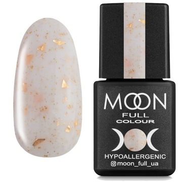 Baza MOON Full Leaf 01 mleczna ze złotymi płatkami 8 ml