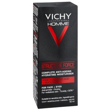Vichy Homme Structure Force przeciwzmarszczkowy krem wzmacniający 50 ml