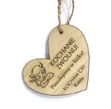 ZAWIESZKA DO AUTA KOCHANIE ZWOLNIJ WALENTYNKI MD49