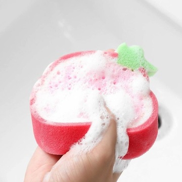 ГУБКА ДЛЯ УМЫВАНИЯ ДЕТСКОГО ТЕЛА АВОКАДО КЛУБНИКА