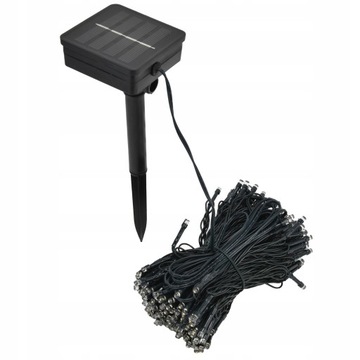 Solar Light String 200LEDs Ogród Trawnik