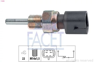 WLACZNIK SWIATEL COFANIA FACET - 7.6065