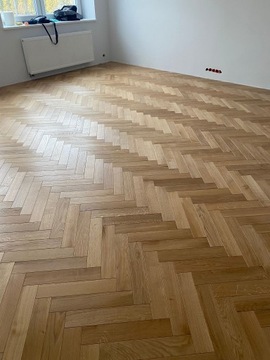 Дубовый деревянный пол «Елочка» Classic UV