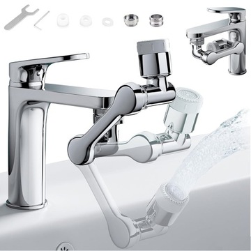 1080° OBROTOWY AERATOR PRZEDŁUŻKA DO KRANU METAL MOSIĘŻNY