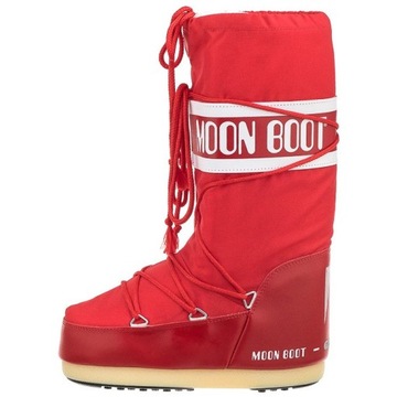 Buty Damskie Śniegowce Moon Boot 14004400 Czerwone