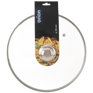 Крышка СТЕКЛЯННАЯ, универсальная крышка для кастрюль, сковородок, кастрюль, 30 см.