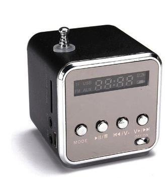 BRZPRZEWODOWY GŁOŚNIK RADIO MP3 USB SD BLUETOOTH WYŚWIETLACZ LCD
