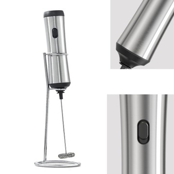 ЭЛЕКТРИЧЕСКАЯ МАШИНА ДЛЯ ВСПЕНИВАНИЯ МОЛОКА 500 МАЧ, 6 Вт USB-C