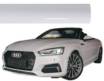 Fólie Dýha Bílý Lesk 200 cm x 152 cm Bílá Automobilová Samolepicí