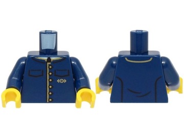 Lego 973pb5475c01 tors nadruk City konduktor uniform koszula 1 szt N