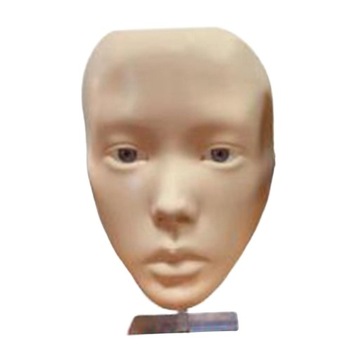 Manekin wielokrotnego użytku do wykonywania makijażu na całą twarz