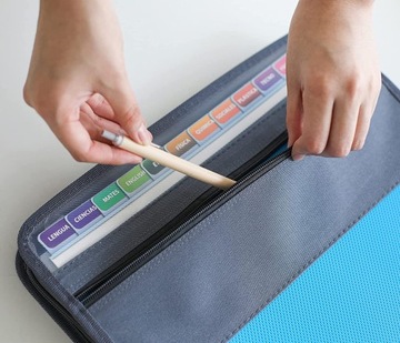 Папка для документов-аккордеона с 13 отделениями