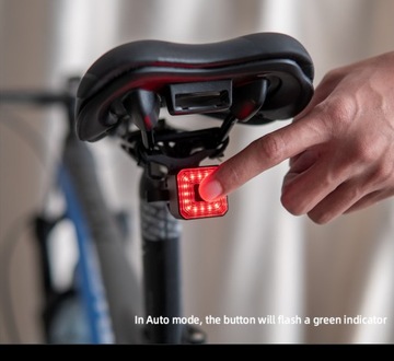 INTELINGENTA Светодиодный задний фонарь для велосипеда USB-роуд