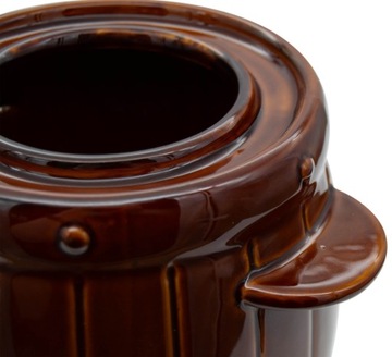 Beczka KAMIONKOWA 4L kamionka HERMETYCZNA do kiszenia ogórków kapusty słój