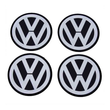 Emblemat 90mm VW na kołpak 9cm
